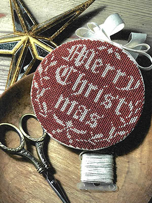 Victorian Christmas Pinwheel Cross Stitch Pattern by The Primitive Hare