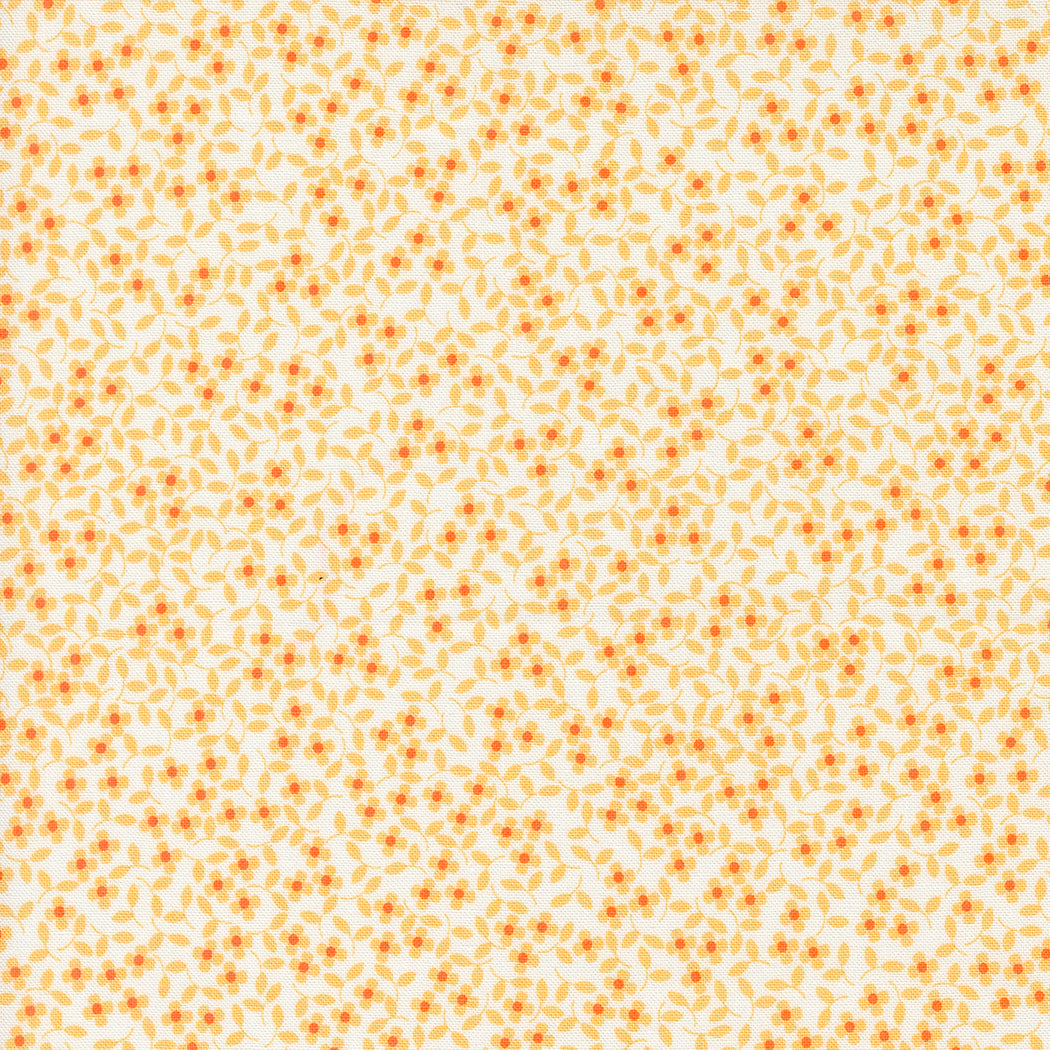 Cali & Co Cloud Goldenrod Ditsy Daisy M2919315 by Coriander Quilts for Moda Fabrics (sold in 25cm increments)