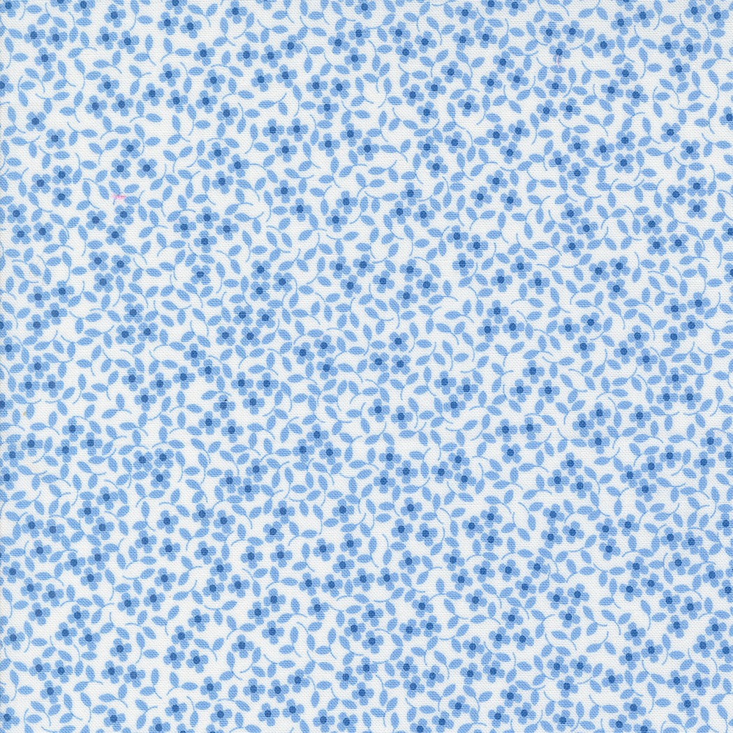 Cali & Co Cloud Cobalt Ditsy Daisy M2919322 by Coriander Quilts for Moda Fabrics (sold in 25cm increments)