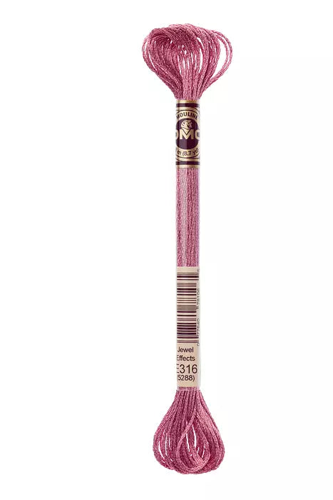 DMC E316 Mouline Light Effects Metallic Heather 6 Strand Embroidery Floss
