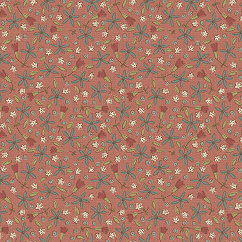Down Tinsel Lane Red Poinsettias 3216-88 by Anni Downs for Henry Glass Fabrics (sold in 25cm increments)