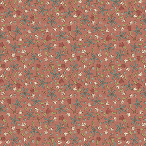 Down Tinsel Lane Red Poinsettias 3216-88 by Anni Downs for Henry Glass Fabrics (sold in 25cm increments)