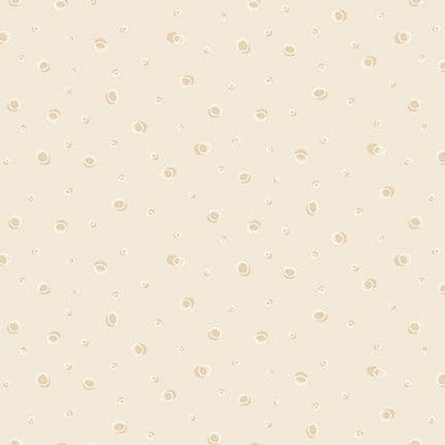 Down Tinsel Lane Lt Cream Snowflakes 3217-44 by Anni Downs for Henry Glass Fabrics (sold in 25cm increments)