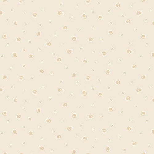 Down Tinsel Lane Lt Cream Snowflakes 3217-44 by Anni Downs for Henry Glass Fabrics (sold in 25cm increments)