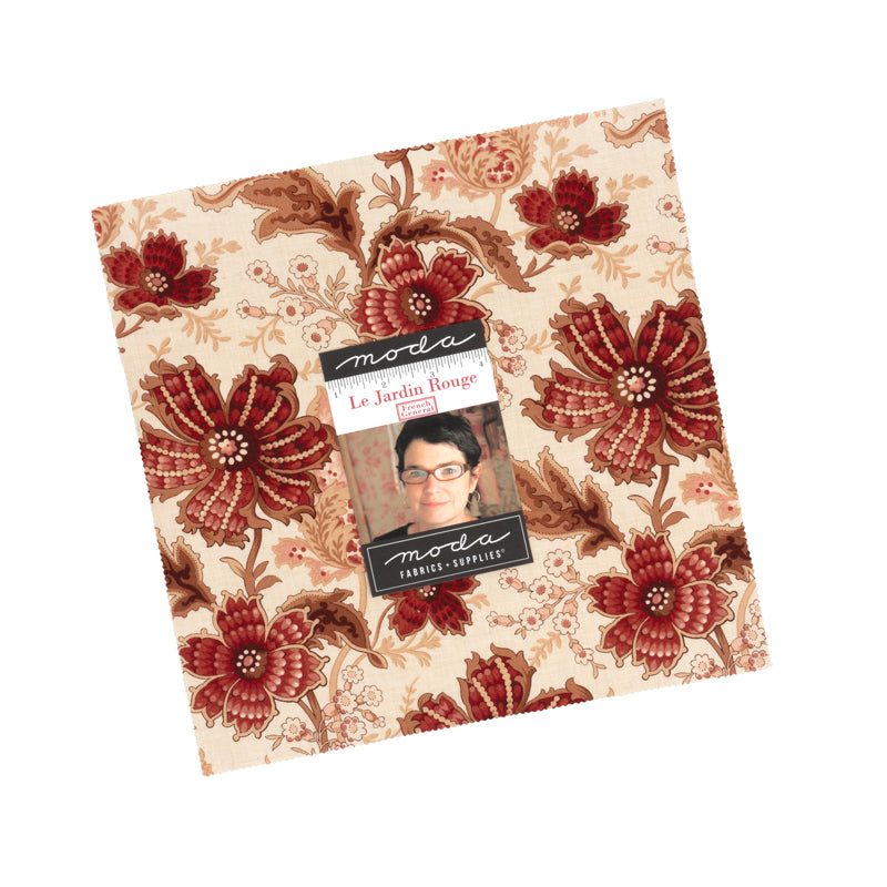 Le Jardin Rouge Layer Cake by French General for Moda Fabrics