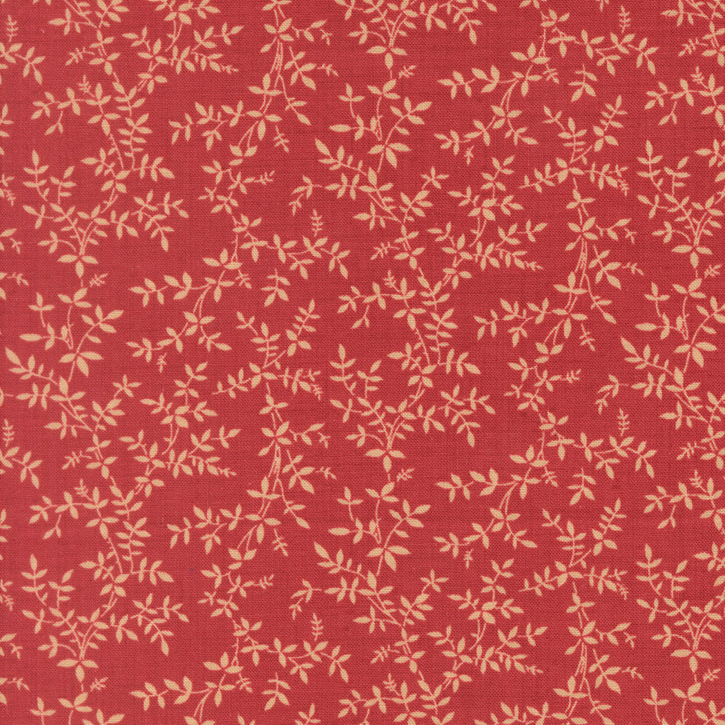 Le Jardin Rouge Jonquille Vine Rouge M3615611 by French General for Moda Fabrics (Sold in 25cm increments)
