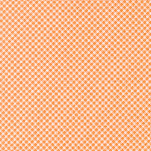 Strawberry Lemonade Gingham Check Apricot M376716 from Sherri & Chelsi for Moda Fabrics (sold in 25cm increments)