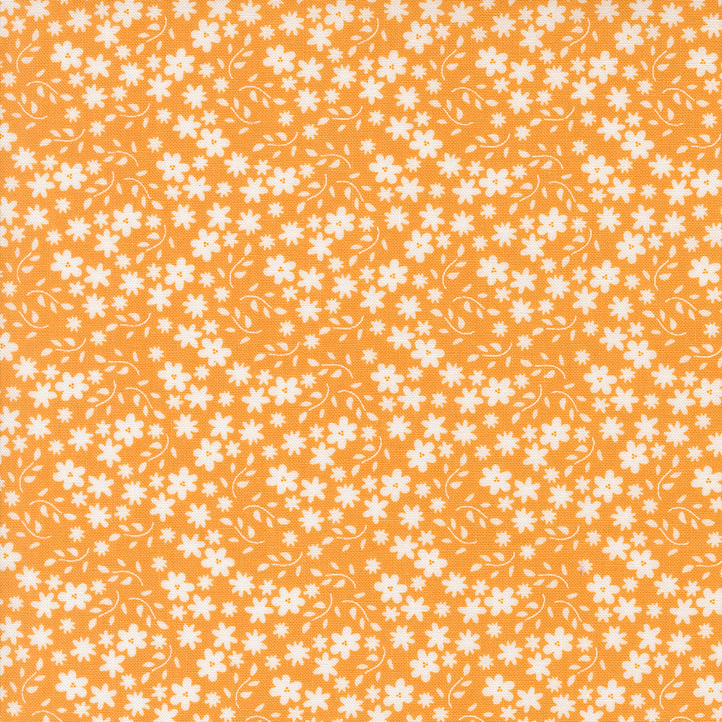 Raspberry Summer Blossom Apricot M3769314 by Sherri & Chelsi for Moda Fabrics (sold in 25cm increments)