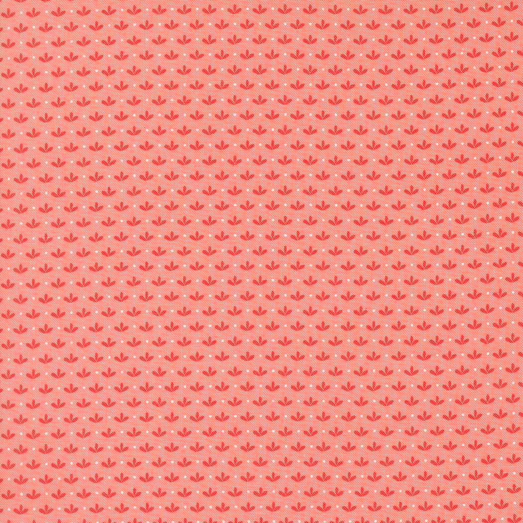 Raspberry Summer Sprout Carnation M3769412 by Sherri & Chelsi for Moda Fabrics (sold in 25cm increments)