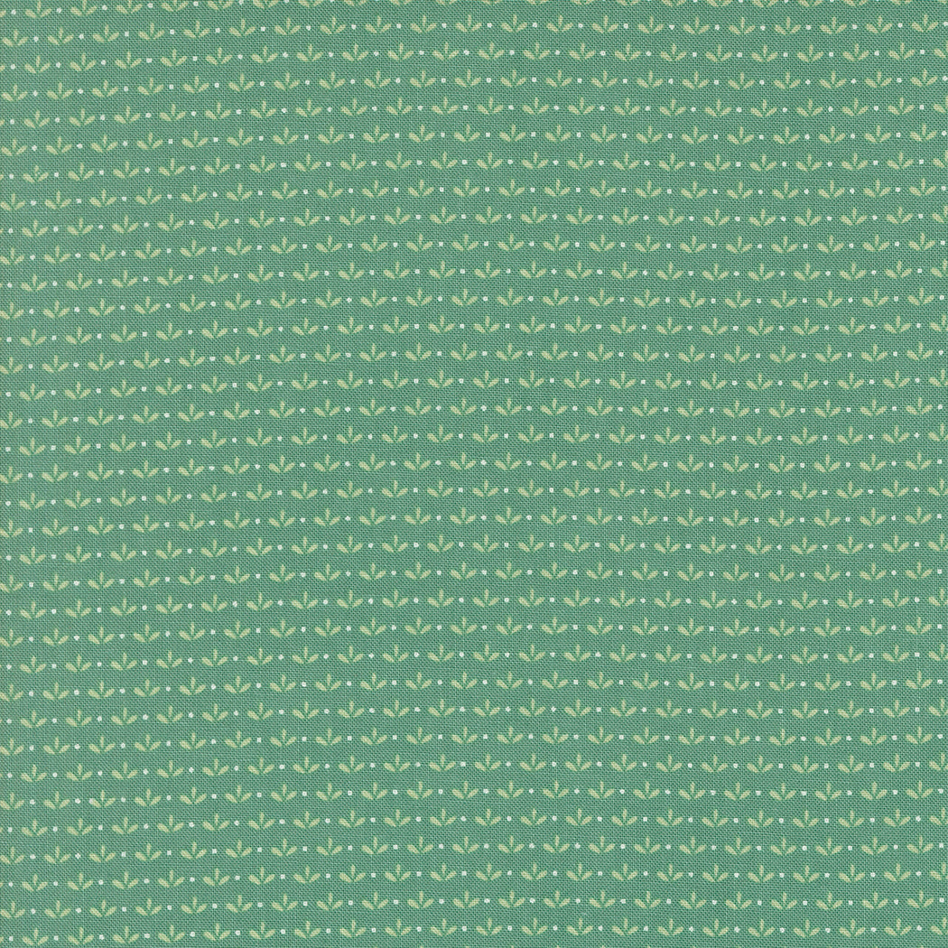 Raspberry Summer Sprout Teal M3769419 by Sherri & Chelsi for Moda Fabrics (sold in 25cm increments)