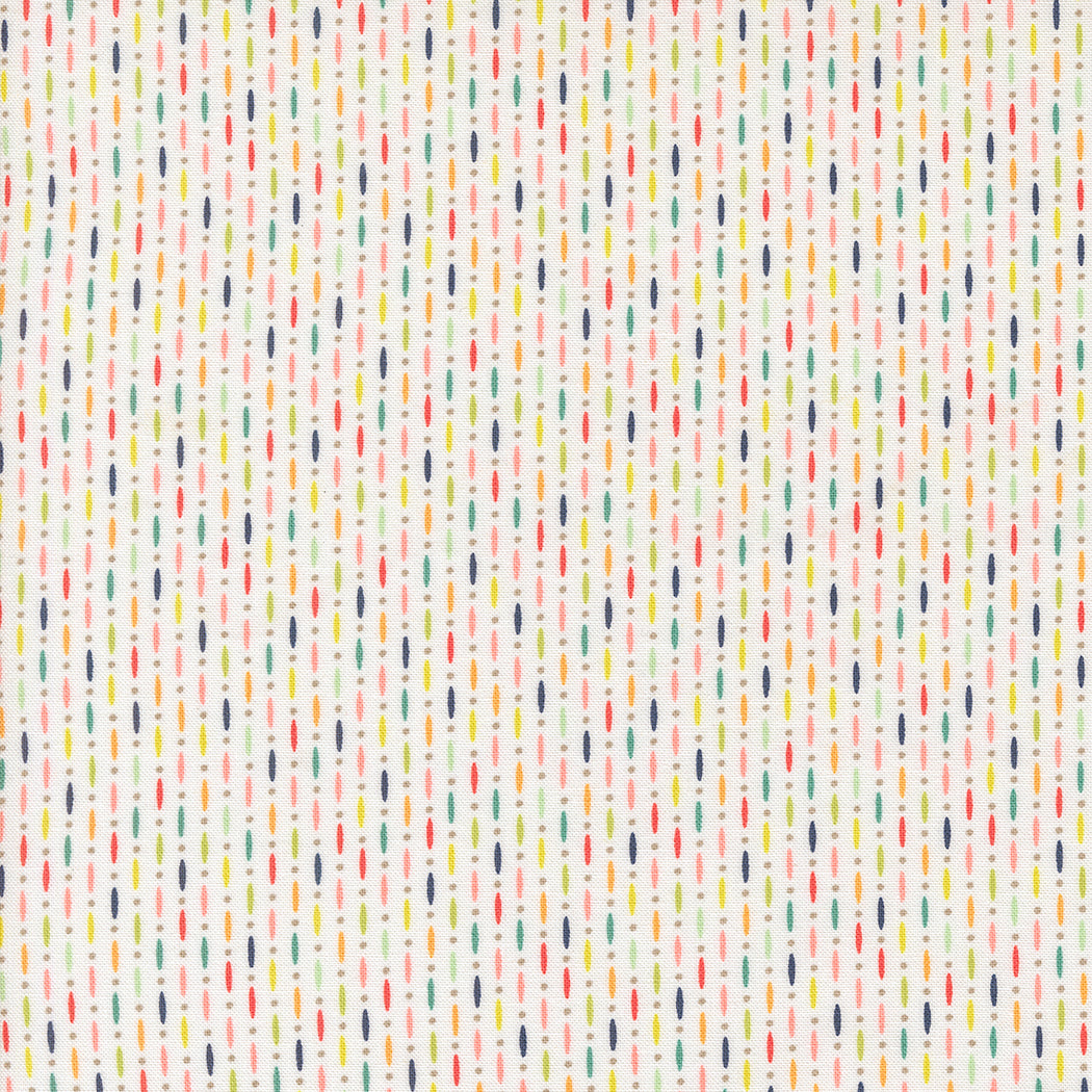 Raspberry Summer Beaded Cloud M3769611 by Sherri & Chelsi for Moda Fabrics (sold in 25cm increments)