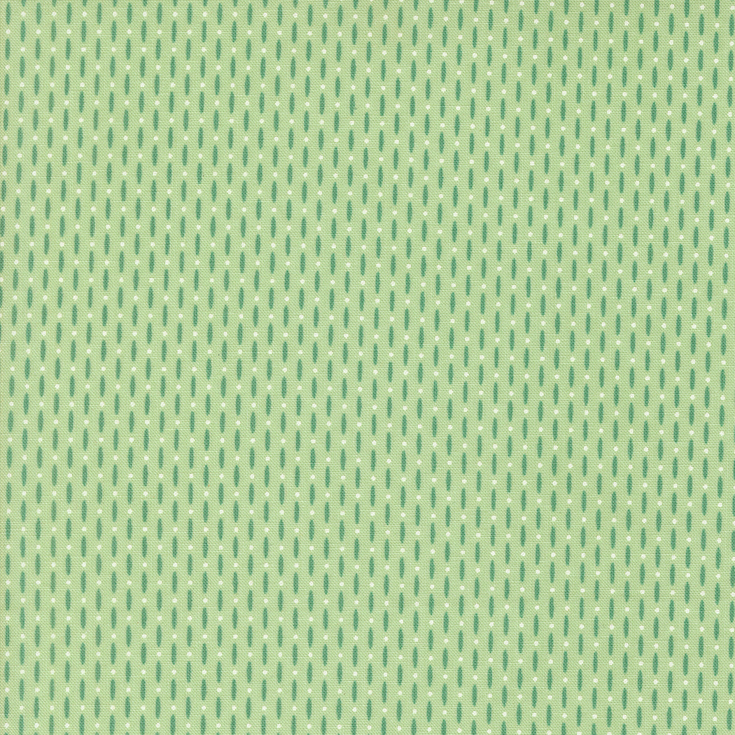 Raspberry Summer Beaded Mint M3769625 by Sherri & Chelsi for Moda Fabrics (sold in 25cm increments)