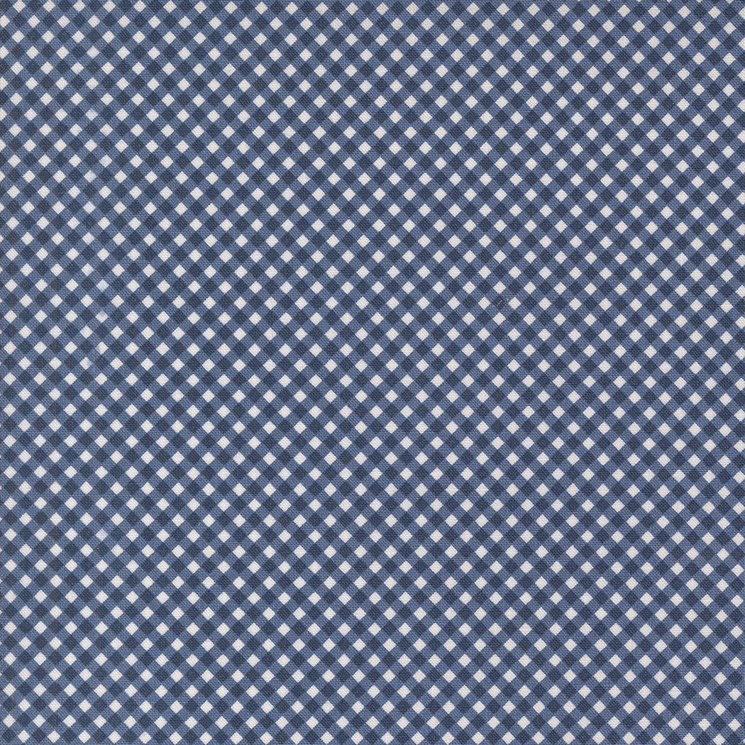 Raspberry Summer Gingham Blueberry M3769720 by Sherri & Chelsi for Moda Fabrics (sold in 25cm increments)