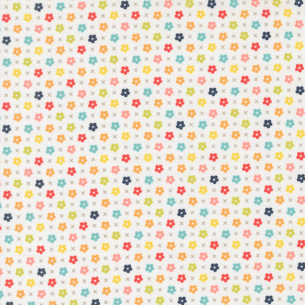 Delightfully Yours Blooms Cloud M3770311 by Sherri and Chelsi for Moda Fabrics (sold in 25cm increments)
