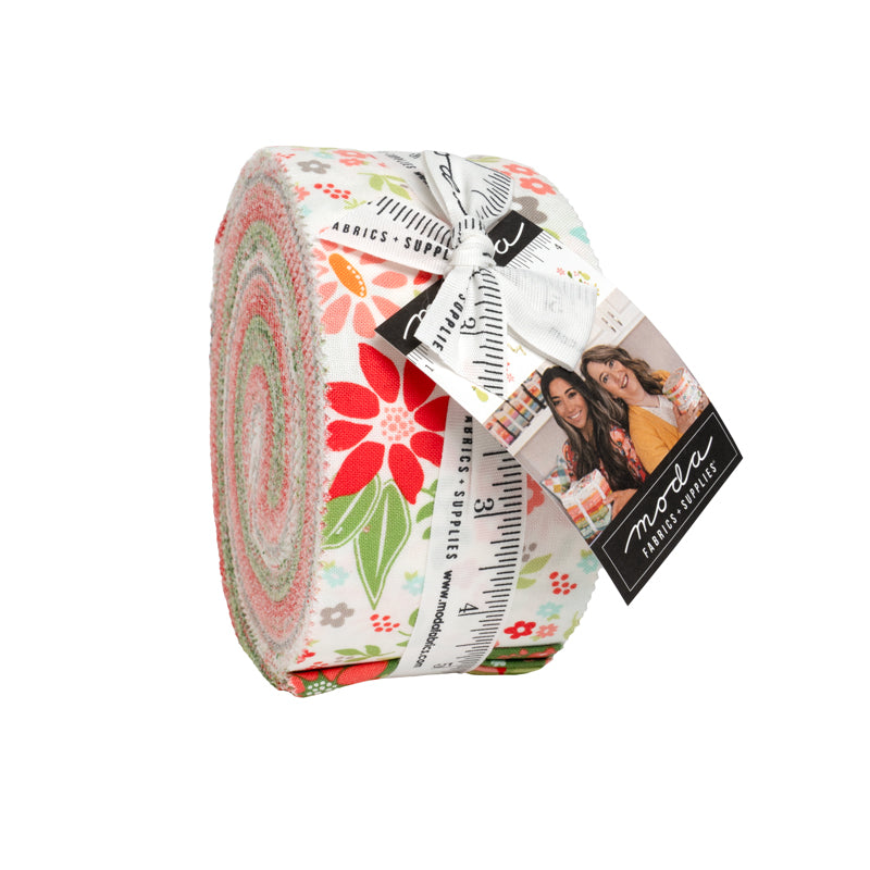 Poinsettia & Pear Jelly Roll by Sherri & Chelsi for Moda fabrics
