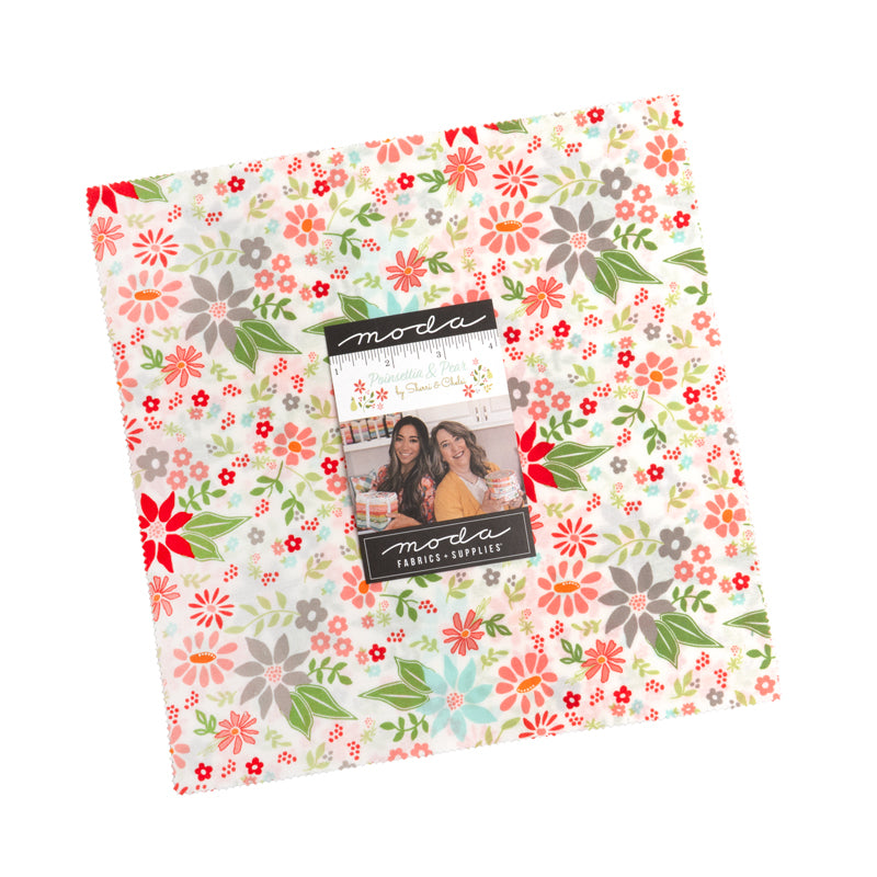 Poinsettia & Pear Layer Cake by Sherri & Chelsi for Moda fabrics