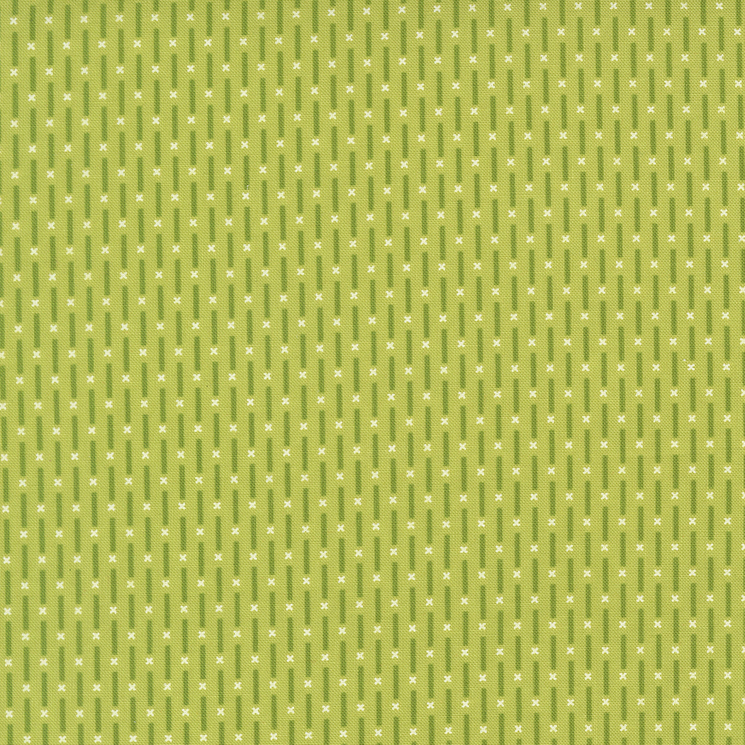 Poinsettia & Pear Candy Stripe Pistachio M3771512 by Sherri & Chelsi for Moda fabrics (sold in 25cm increments)
