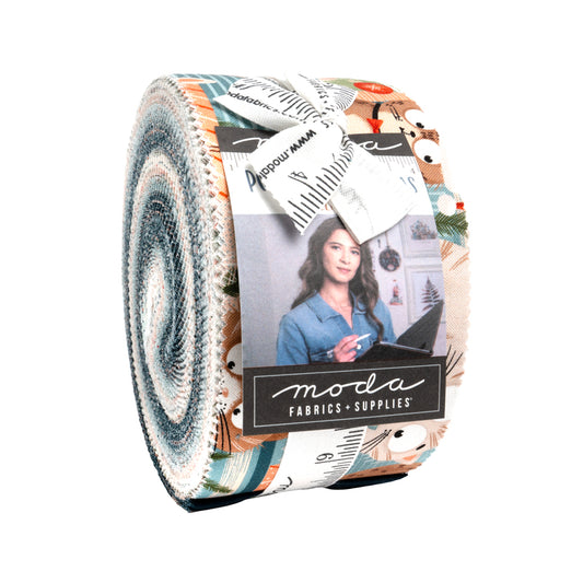 Purrfect Christmas Jelly Roll by Elena Amo for Moda fabrics