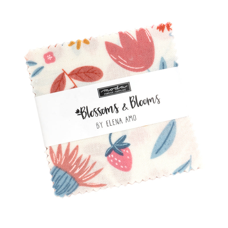 Blossoms and Blooms Mini Charm Pack by Elena Amo for Moda Fabrics