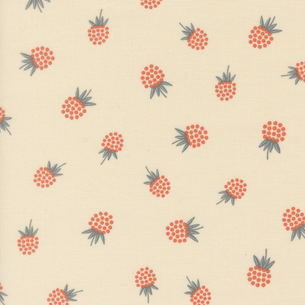 Natures Sketchbook Berries Pearl M3907511 by Elena Amo for Moda fabrics (sold in 25cm increments)