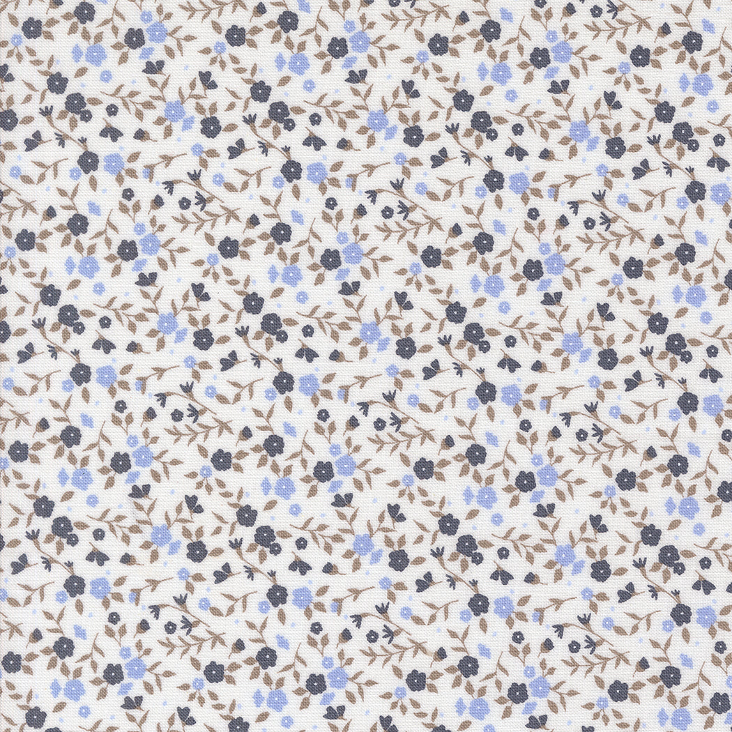 Sun Drenched Tiny Floral Cloud Indigo M4320525 by Sweetfire Road for Moda fabrics (sold in 25cm increments)