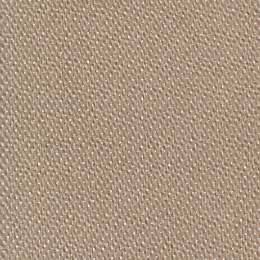 Sun Drenched Farmhouse Dots Stone M4320713 by Sweetfire Road for Moda fabrics (sold in 25cm increments)