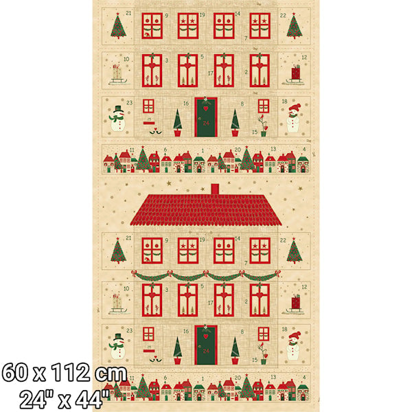 We Love Christmas Advent Calendar Panel 4592 293 by Stof Fabrics