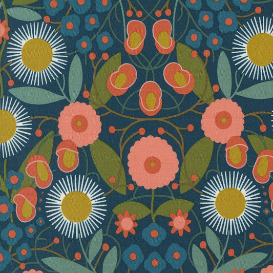 Imaginary Flowers Magical Midnight M4838120 by Gingiber for Moda fabrics (sold in 25 increments)