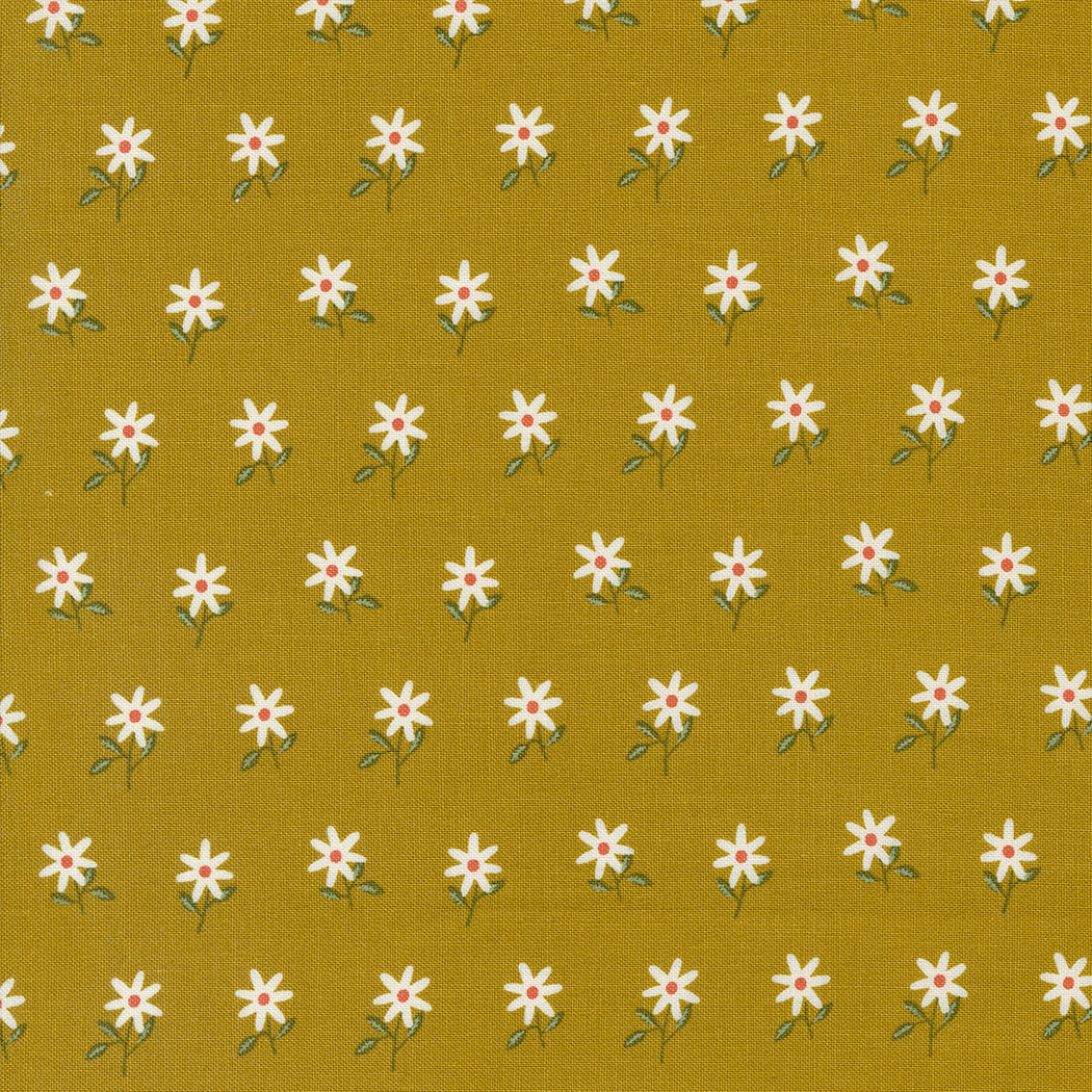 Imaginary Flowers Wispy Golden M4838417 by Gingiber for Moda fabrics (sold in 25 increments)