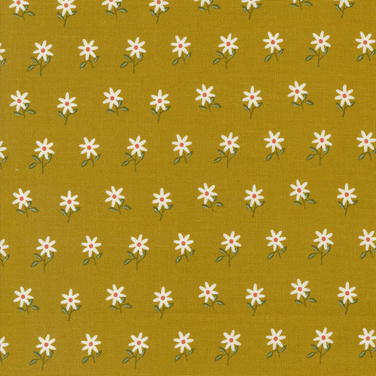 Imaginary Flowers Wispy Golden M4838417 by Gingiber for Moda fabrics (sold in 25 increments)