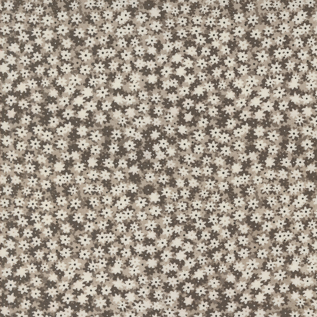 Bee Garden Floral Phase Silver M4841719 by Gingiber for Moda Fabrics (sold in 25cm increments)
