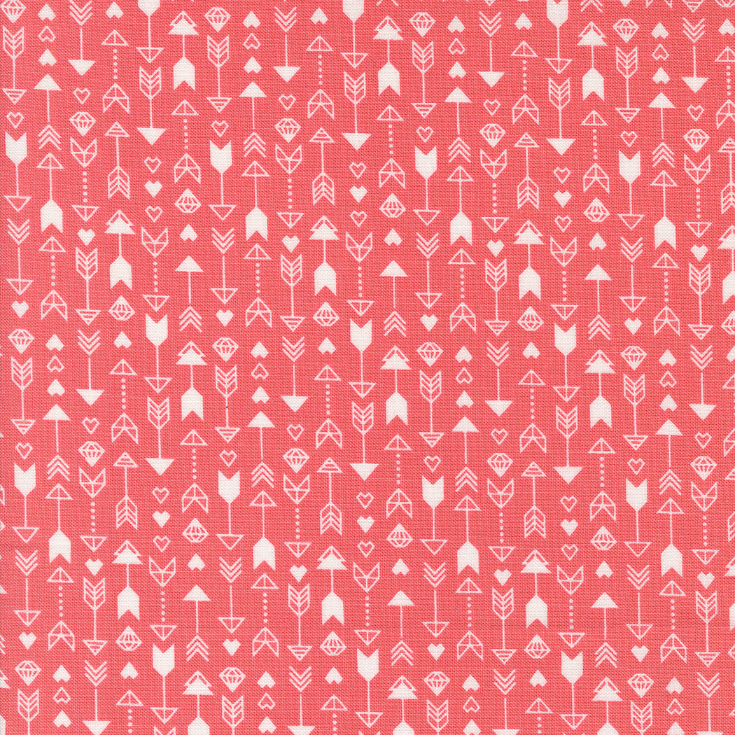 Love Blooms Lipstick Arrow M522213 by Lella Boutique for Moda Fabrics (sold in 25cm increments)