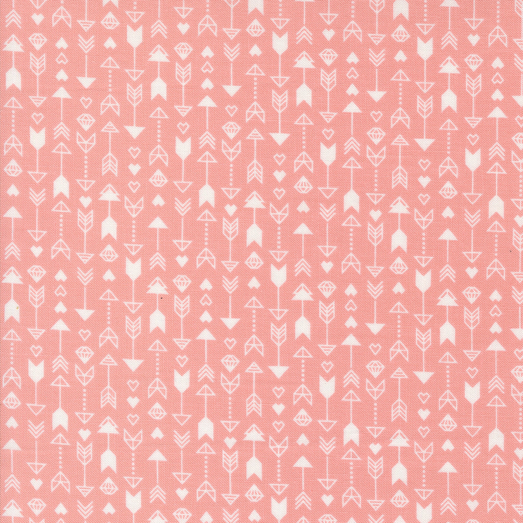Love Blooms Blush Arrow M522214 by Lella Boutique for Moda Fabrics (sold in 25cm increments)