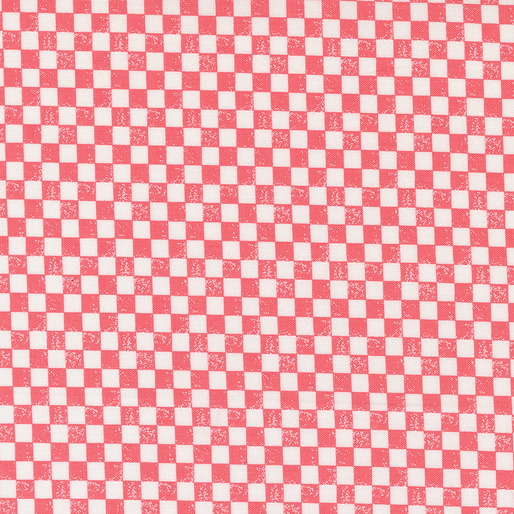 Love Blooms Lipstick Check M522413 by Lella Boutique for Moda Fabrics (sold in 25cm increments)