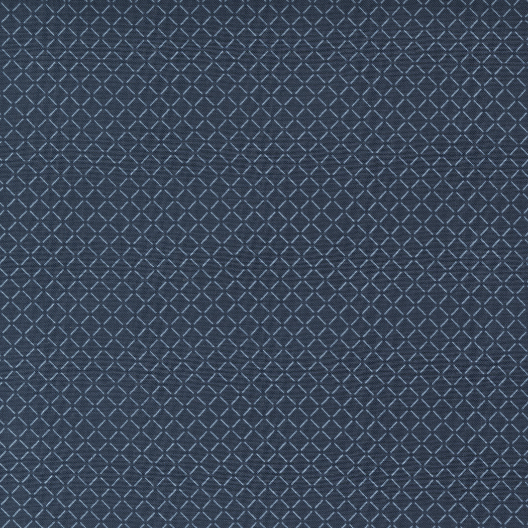 Nantucket Summer Sail Check Navy M55265112 by Camille Roskelley for Moda fabrics (Sold in 25cm increments)