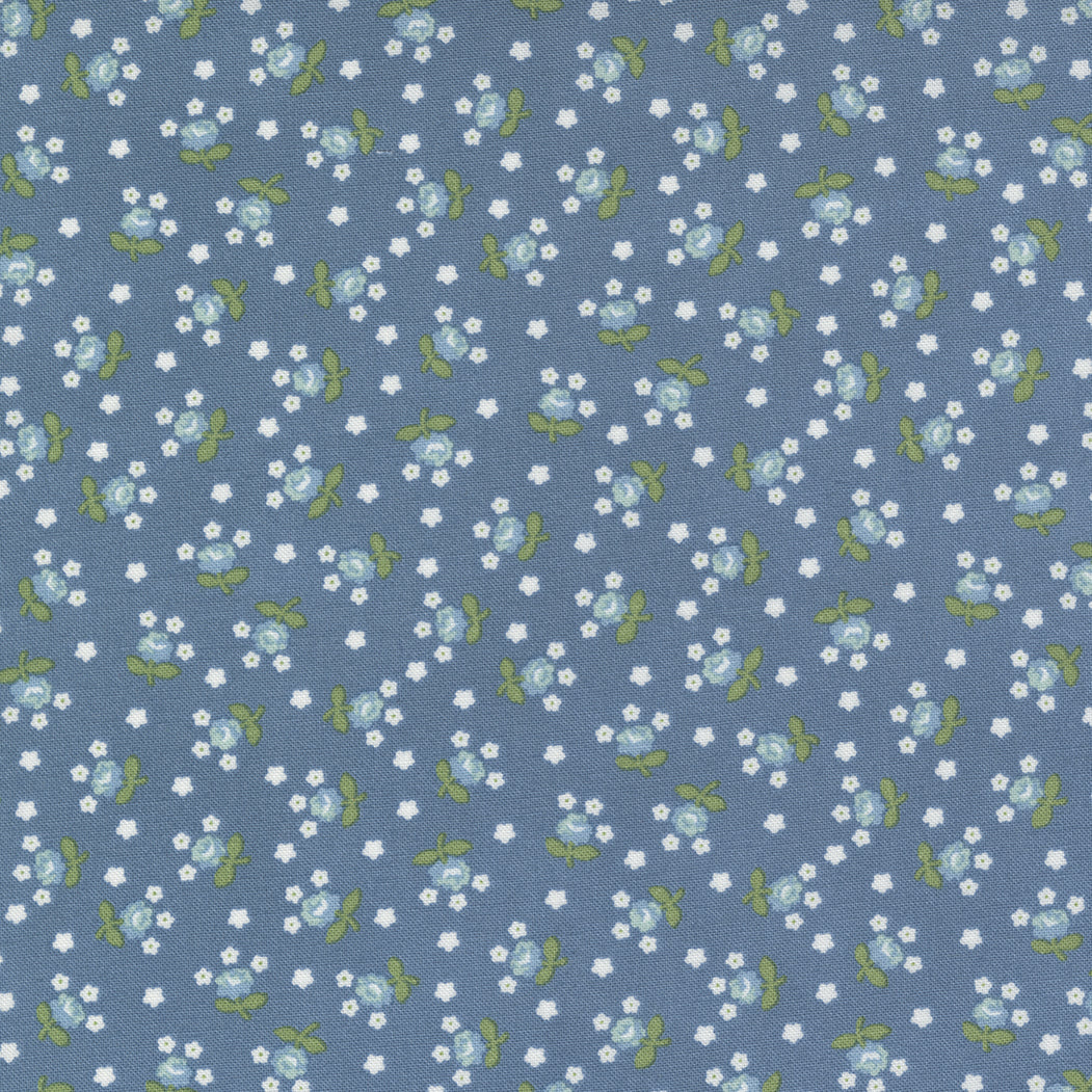 Nantucket Summer Fairground Floral Lake M5526615 by Camille Roskelley for Moda fabrics (Sold in 25cm increments)