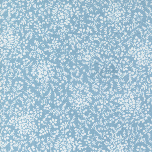 Shoreline Small Floral Light Blue M5530422 by Camille Roskelley for Moda Fabrics (Sold in 25cm Increments)