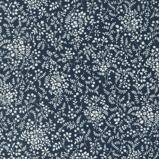 Shoreline Small Floral Navy M5530424 by Camille Roskelley for Moda Fabrics (Sold in 25cm Increments)