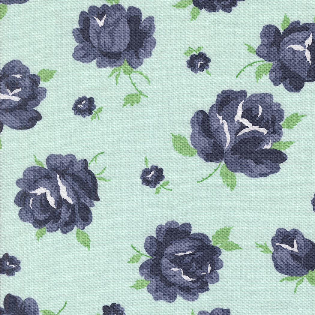 Summertime Rosie Florals Ice M5532018 by Camille Roskelley for Moda Fabrics (sold in 25cm increments)