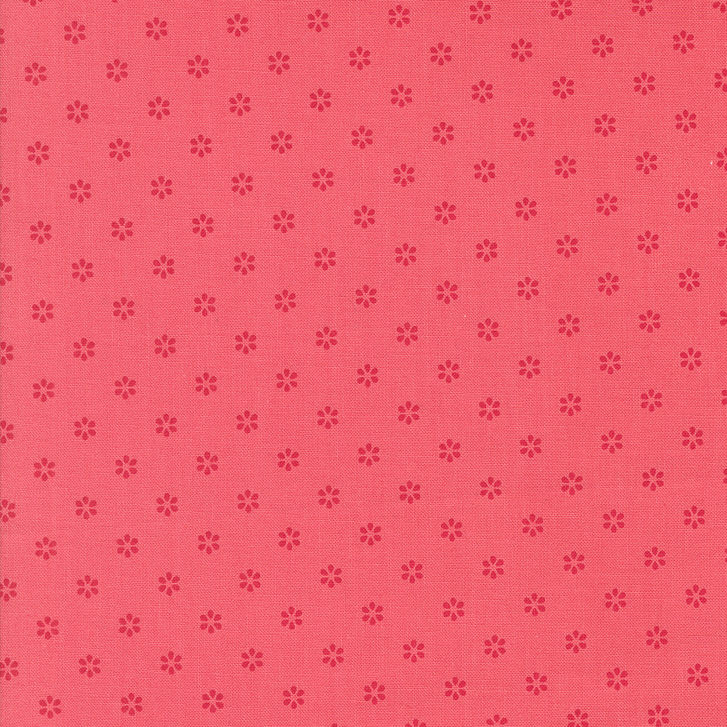 Summertime Sunshine Small Floral Dark Pink M5532213 by Camille Roskelley for Moda Fabrics (sold in 25cm increments)