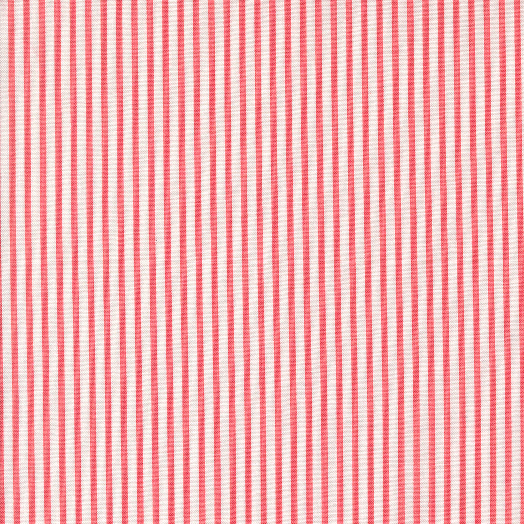 Summertime Stripe Dark Pink M5532423 by Camille Roskelley for Moda Fabrics (sold in 25cm increments)