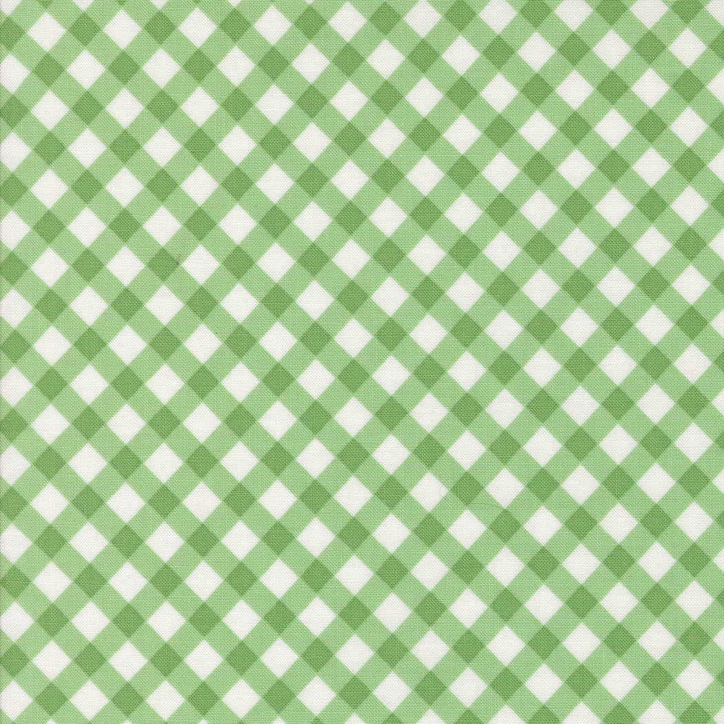 Summertime Picnic Check GreenM5532517 by Camille Roskelley for Moda Fabrics (sold in 25cm increments)