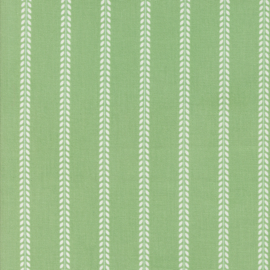 Summertime Beach Towel Stripe Green M5532717 by Camille Roskelley for Moda Fabrics (sold in 25cm increments)
