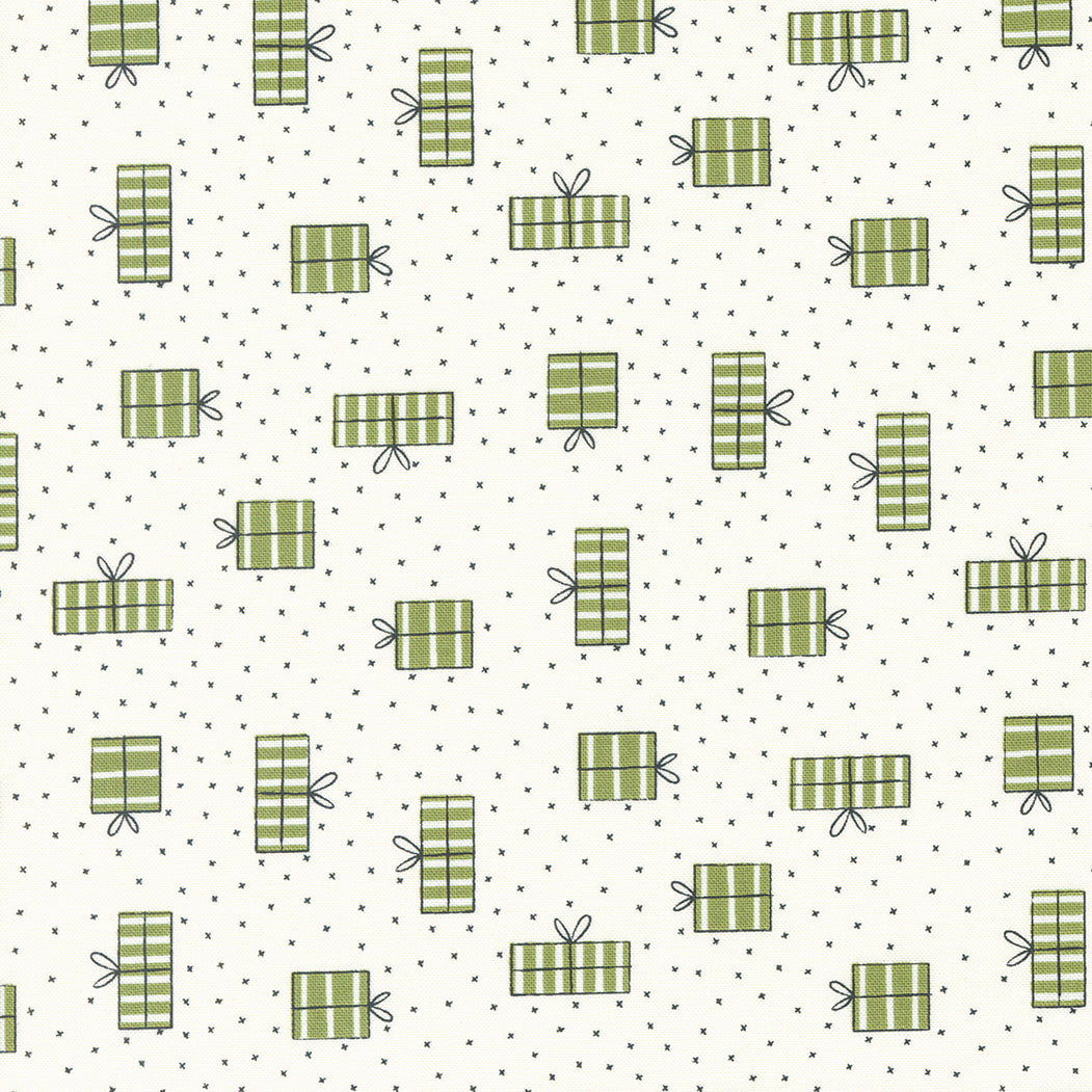 Blizzard Vanilla Wrapped Up M5562311 by Sweetwater for Moda fabrics (sold in 25cm increments)
