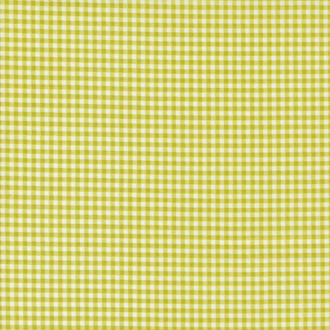 Shine Gingham Grass M5567616 by Sweetwater for Moda Fabrics (sold in 25cm increments)