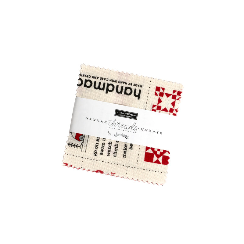 Threads Mini Charm Pack from Sweetwater for Moda Fabrics