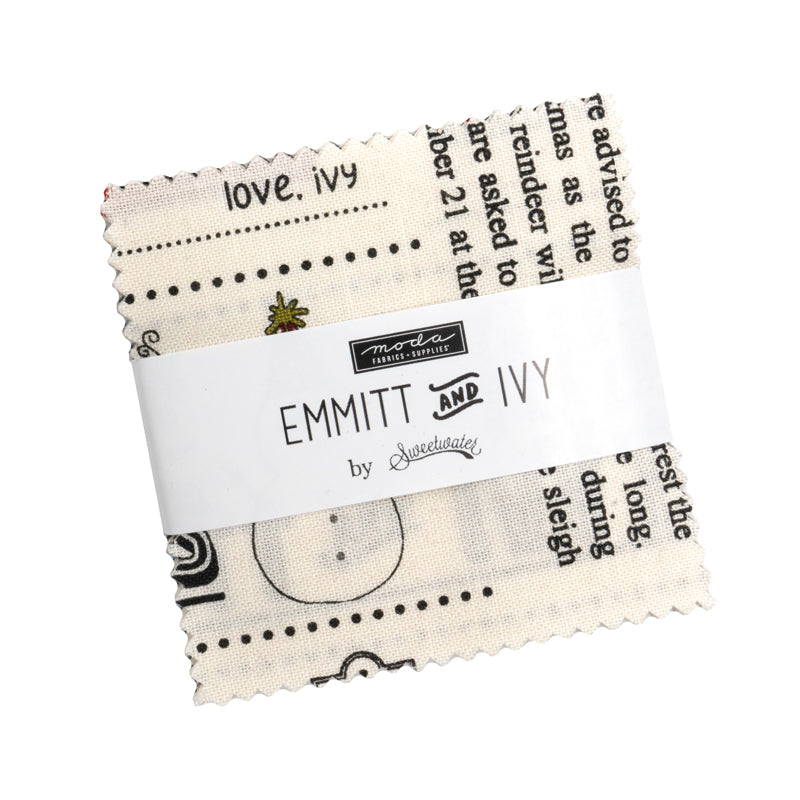 Emmit and Ivy Mini Charm Pack by Sweetwater for Moda Fabrics