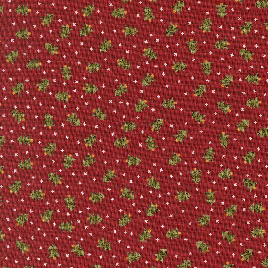 Emmitt and Ivy Spruce Red M5569212 by Sweetwater for Moda Fabrics (sold in 25cm increments)