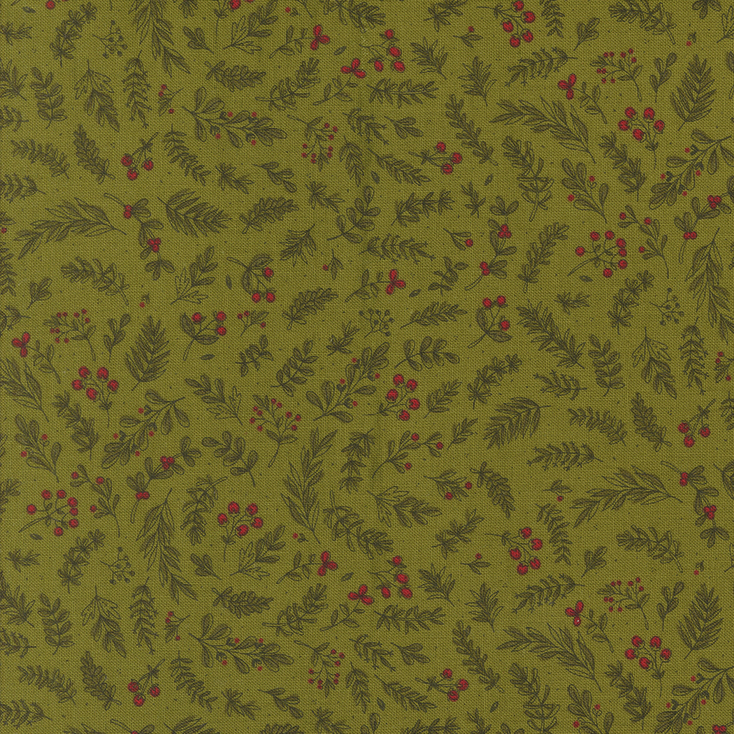 Emmitt and Ivy Holly Pine M5569513 by Sweetwater for Moda Fabrics (sold in 25cm increments)