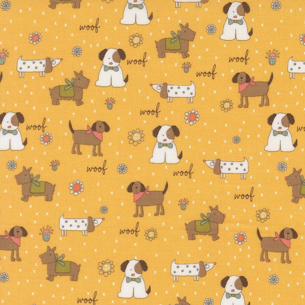 Lucky Puppy Parade Sun M5570014 by Sweetwater for Moda Fabrics (sold in 25cm increments)